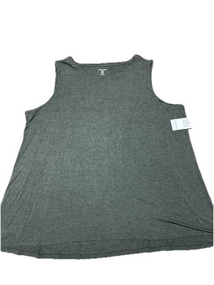Essentials EcoVero Women s Gray Sleeveless Tank Top XXL