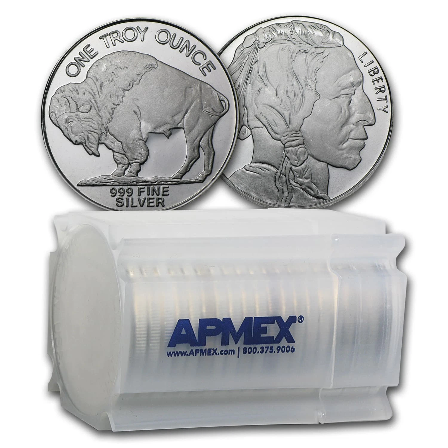 Tube of 20 - 1 oz Silver Round Buffalo .999 Fine Silver Review