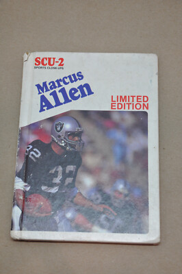 Marcus Allen - Raiders - Sports Close Ups (SCU-2) - Jane M. Leder - HC - 1985