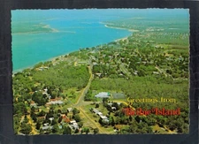 E5476 Australia Q Bribie Island Bongaree Bellara Aeria Vaiew MV postcard