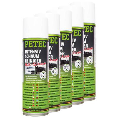 Intensiv-Schaumreiniger Spray Multi-Schaum KFZ Reiniger PETEC 72850 5 X 500 ml