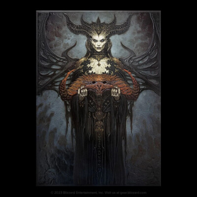 Displate Limited Edition Lilith Rises NEU / OVP - Diablo 4