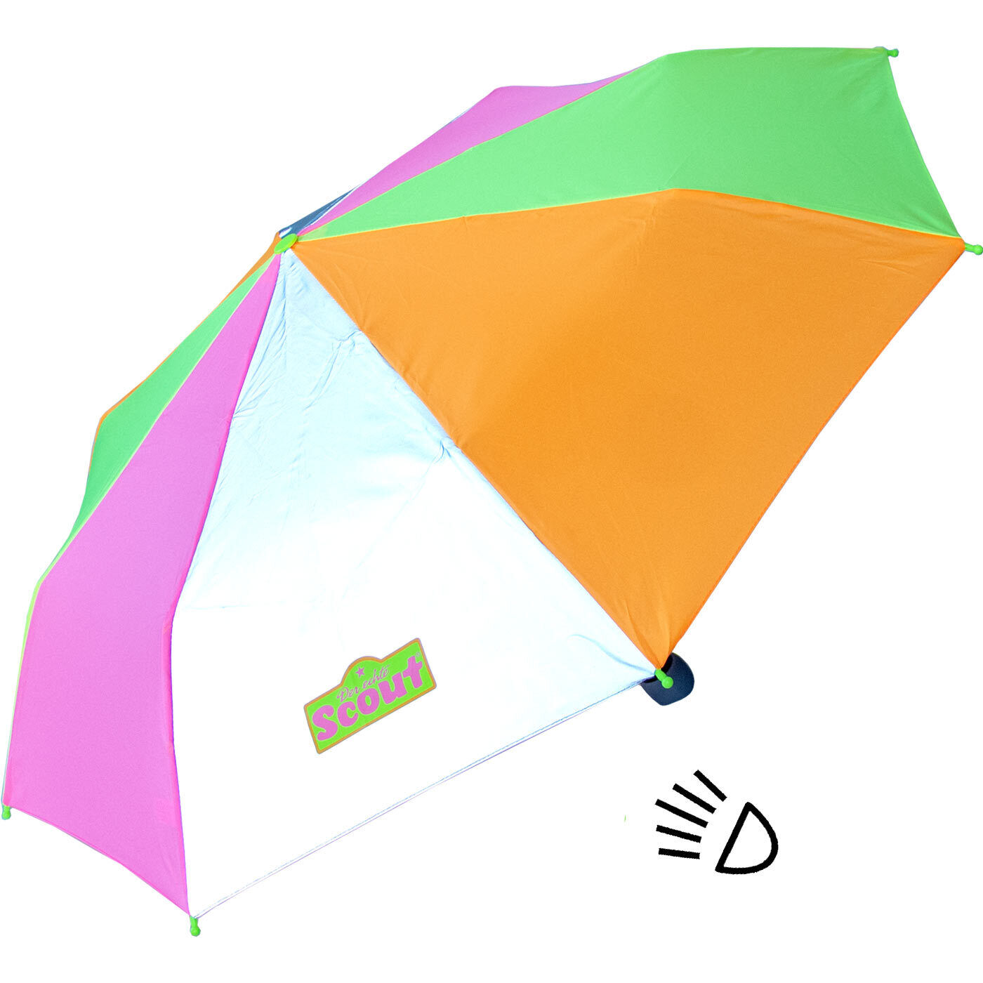 Scout Regenschirm Kinderschirm Taschenschirm Schulmappe Reflective Safety reflex