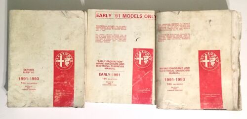 Alfa Romeo 164 Service Manual & Electrical Wiring Diagrams and Diagnosis 1991-93