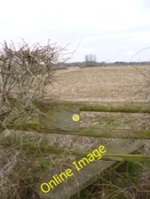 Photo 6x4 Morden, footpath and stile West Morden Across farmland to Mille c2013