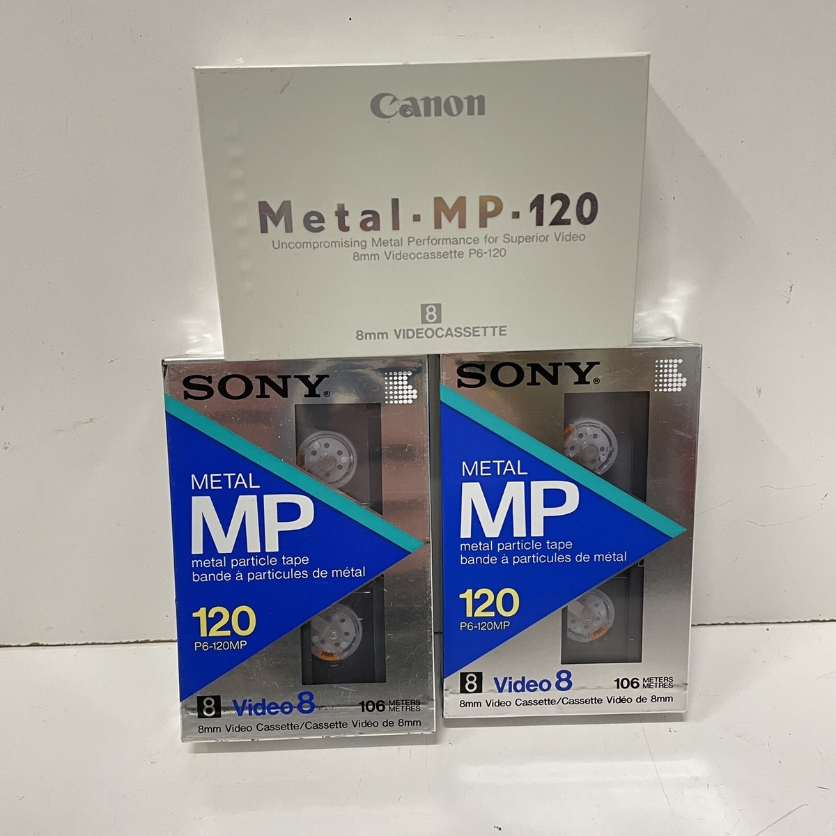 Lot of NEW Sony Metal MP 120 Cannon Video Blank Camcorder