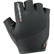 NEW Louis Garneau Nimbus Evo Half Finger Cycling Gloves Black - Small