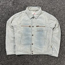 Vintage O'neill Blue Size Medium Trucker Denim-style Fine Corduroy Jacket