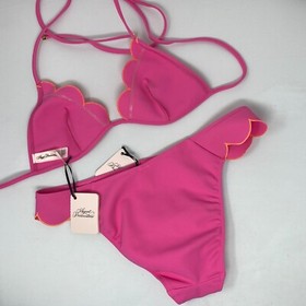 Agent Provocateur Lorna Pink Neon 2/3 Bikini Set NWT