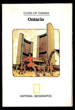 Map National Geographic Close-up Canada Ontario 1978