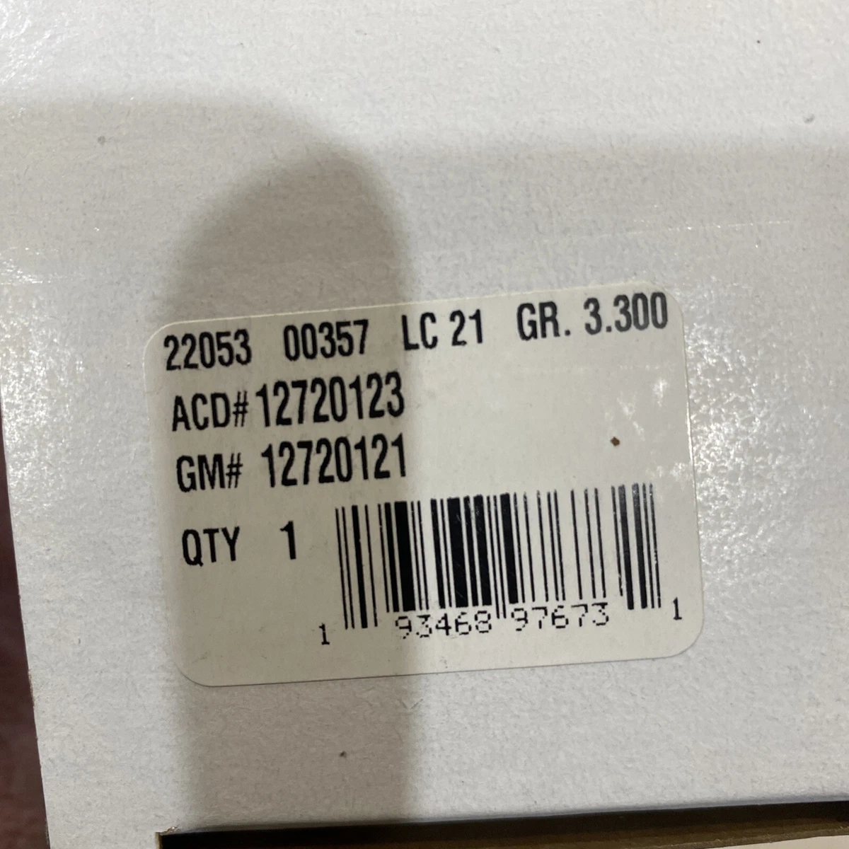 2019 20 21 Genuine GM Low-Flow Multiport Fuel Injector Service Kit 