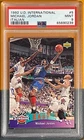 RARE 1992 92/93 UD U.D. INTERNATIONAL ITALIAN MICHAEL JORDAN CARD PSA 9 MINT #5