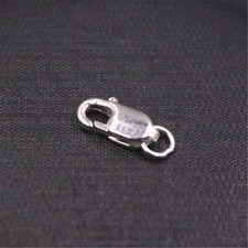 PT950 Pure Platinum 950 Lobster Clasp Extend Connector Diy For Chain 8*4mm