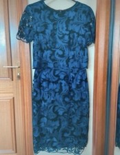Phase eight dress 8 lace blue black