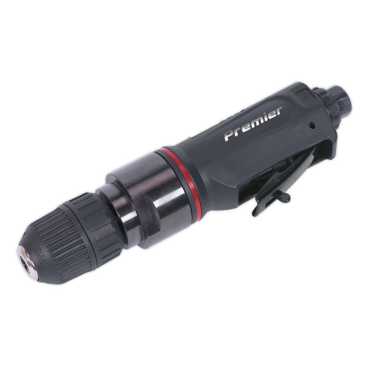 Sealey SA622 Air Drill Straight with 10mm Keyless Chuck Premier
