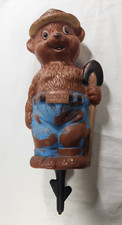 Vintage 1977 Smokey Bear Art Line Inc. Plastic Yard Lawn Decorationw/ Org Stake
