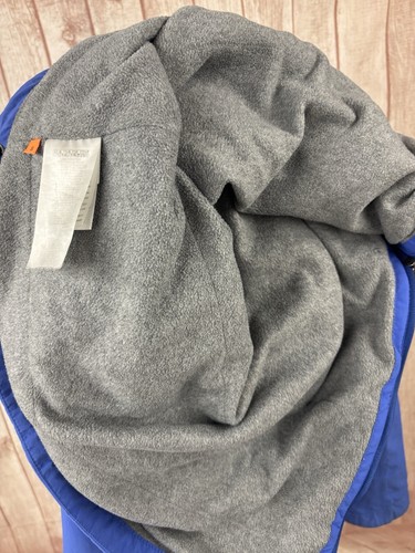 NAPAPIJRI Mens Small Fleece Lined Rain Forest Zip Jacket Smock Taped Seams Blue - Picture 20 of 24