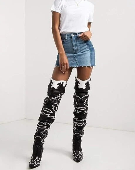 Cape robbin rhinestone cowboy boots sale