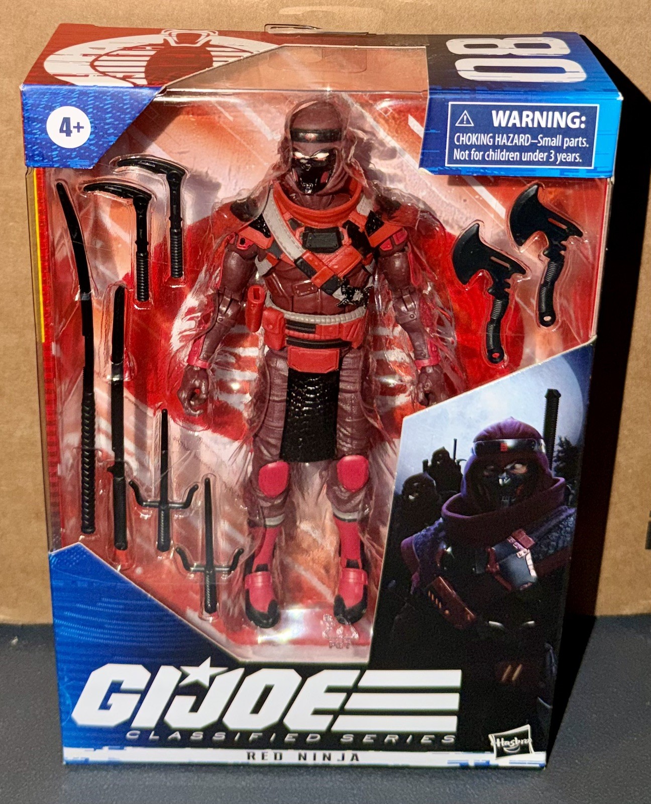 Hasbro GI Joe Classified Series COBRA Red Ninja 08 Action Figure NIB | eBay