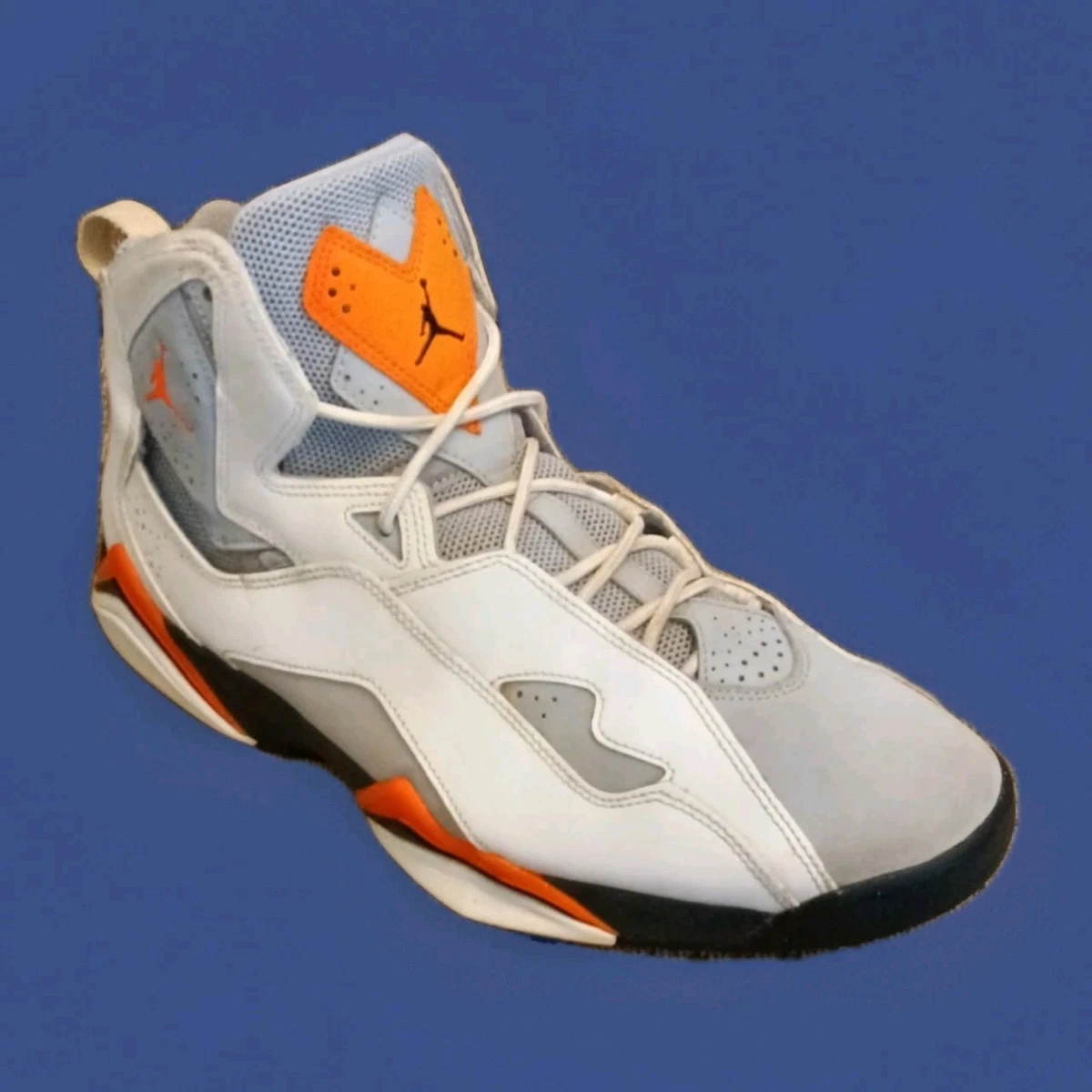 Jordan True Flight Wolf Grey Orange for Sale | Authenticity