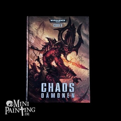 Warhammer 40k Codex CHAOS Dämonen DAEMONS Armeebuch Supplement Ergänzungsbuch