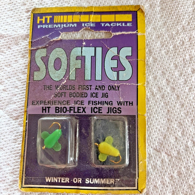 Unique HT Enterprises Bio-Flex Ice Fishing Jigs-Vintage