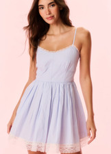 Love Shack Fancy dress Harrisine Cotton Pinstripe Mini Dress