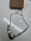 Silpada Sterling Silver Textured Highlands Modern Link Necklace N2920 NEW — photo 1