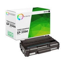 TCT Premium SP-3500 Black for Ricoh Aficio SP3500 SP3500DN Compatible Toner