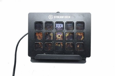 Elgato Stream Deck 15-Key Studio Controller 20GAA9902 w/ Stand - Tested Working