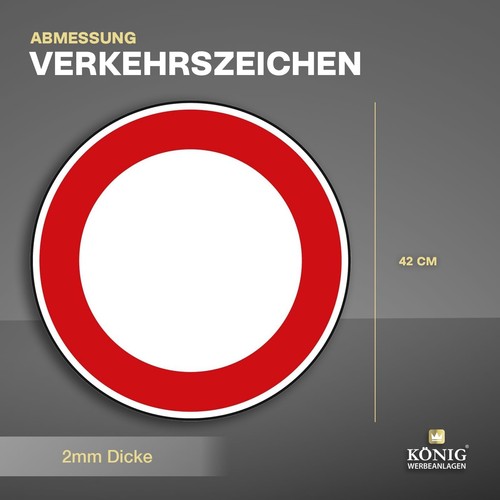 Schild 'Fahrräder Verboten' – 45x30 Cm, Aluverbund 3mm, Wetterfest, Made In Germany