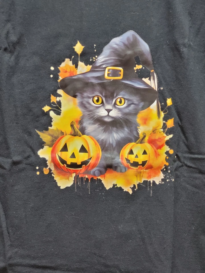 Camiseta gráfica Halloween niñas talla grande Foto 2 de 3