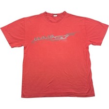 Oakley T Shirt Medium Men's Red Cotton Vintage Sports Summer Fitness Crew Neck