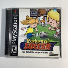 Backyard Soccer (Sony PlayStation 1 PS1, 2001) CIB Tested & Working
