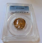 1961 SILVER PROOF WASHINGTON, PCGS PR66, 25C
