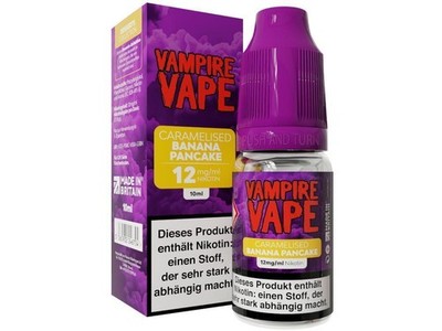 Vampire Vape Liquid - Dessert Collection - Caramelised Banana Pancake