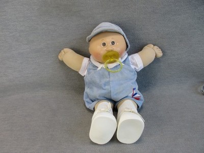 Vintage Cabbage Patch Doll Binky Brown Eye Baby 14''