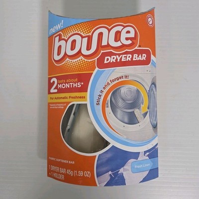 NEW Bounce Dryer Bar Starter Kit Lasts About 2 Months FRESH Linen Scent New 