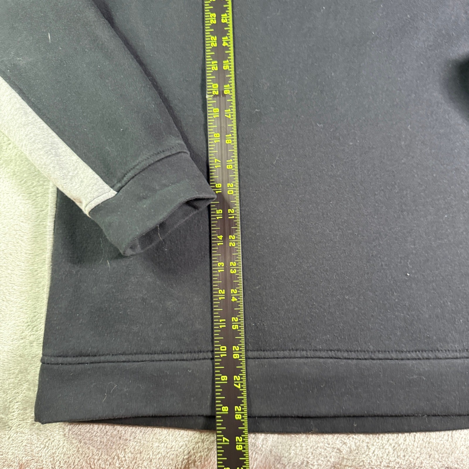 Universal Studios Quarter Zip Pullover Black Gray… - image 8