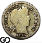 1895-S Barber Dime, Full Rims