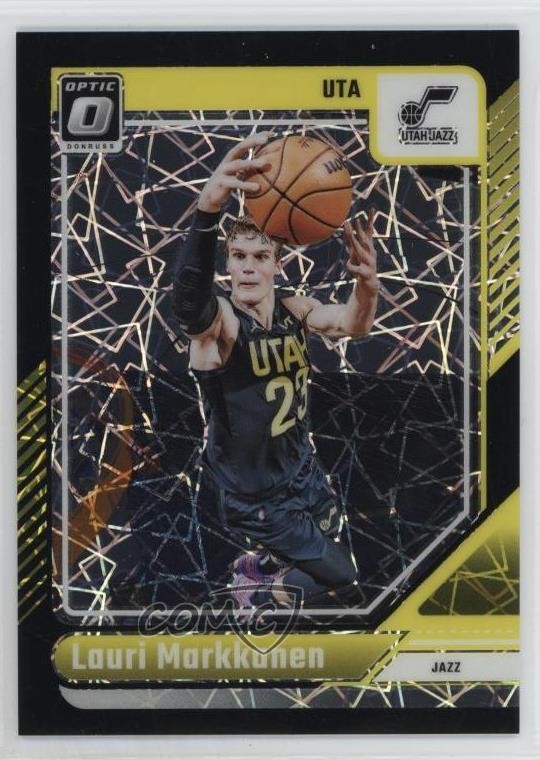 2024-25 Panini Donruss Optic Black Velocity Prizm 26/39 Lauri Markkanen #73