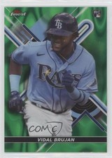 2022 Topps Finest Green Lava Refractor 33/99 Vidal Brujan #3 g2d