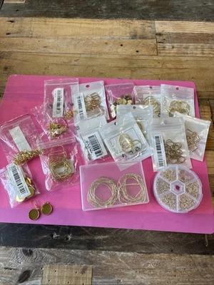 Jewelry Bezel Earrings Pendant Blanks Lot - Image 1 of 2