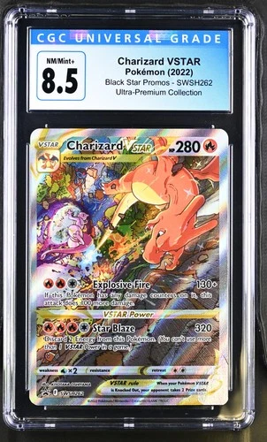 CGC 8.5 Charizard VSTAR Ultra-Premium Collection #SWSH262 Promo 4192385004