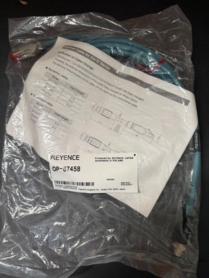 Keyence OP-87458 Ethernet Kabel 5m IV IV2 Serie Vision Sensor M12 RJ45