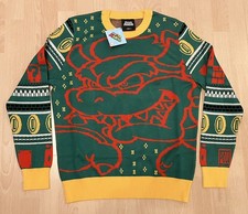 Small 42" Bowser Super Mario Bros Christmas Xmas Jumper Sweater Difuzed Nintendo