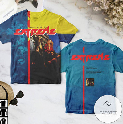 Extreme Hole Hearted Album Cover AOP 3D T-Shirt