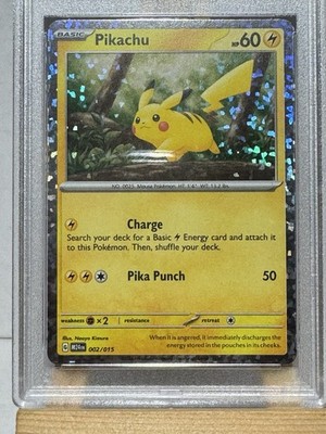 PSA 10 Pikachu (002/015) McDonald's Pokemon M24 EN | eBay