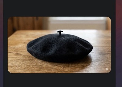 Title: Restoration Hardware Black French Beret Adult Made in France New in Bag
