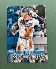 2022 Topps Baseball Cody Bellinger Welcome to the Show #WTTS-21 Dodgers